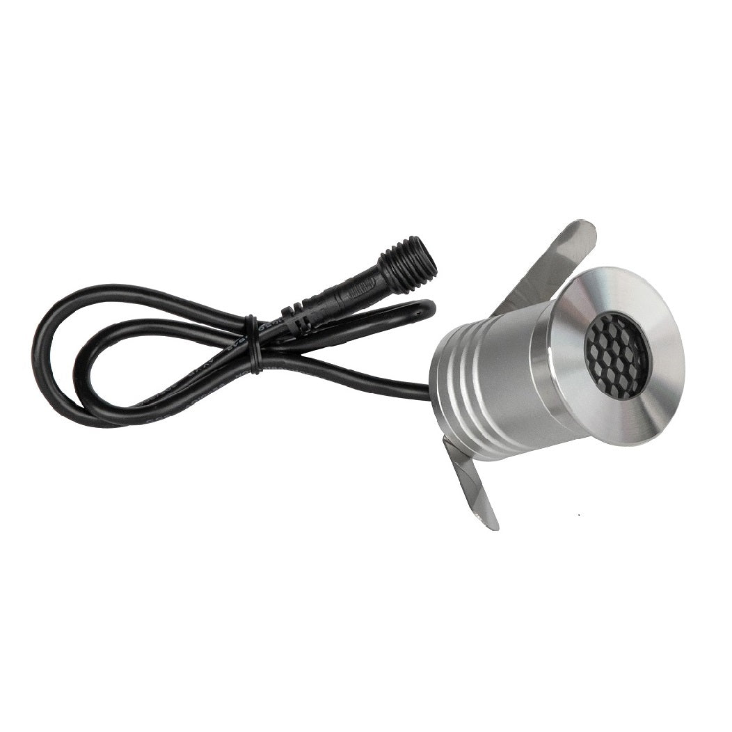 Bodin grondspot met honingraadfilter, zijaanzicht met connector