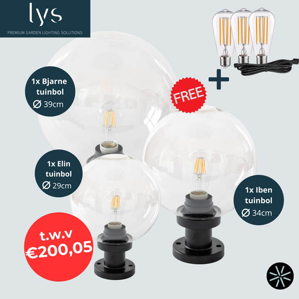 8x Bodin grondspot set