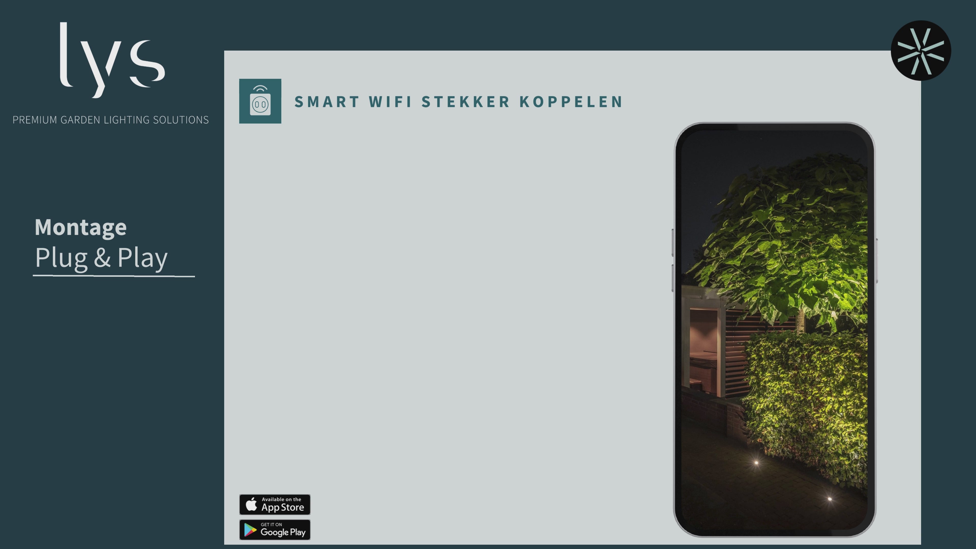Lyslight wifi stekker 230V