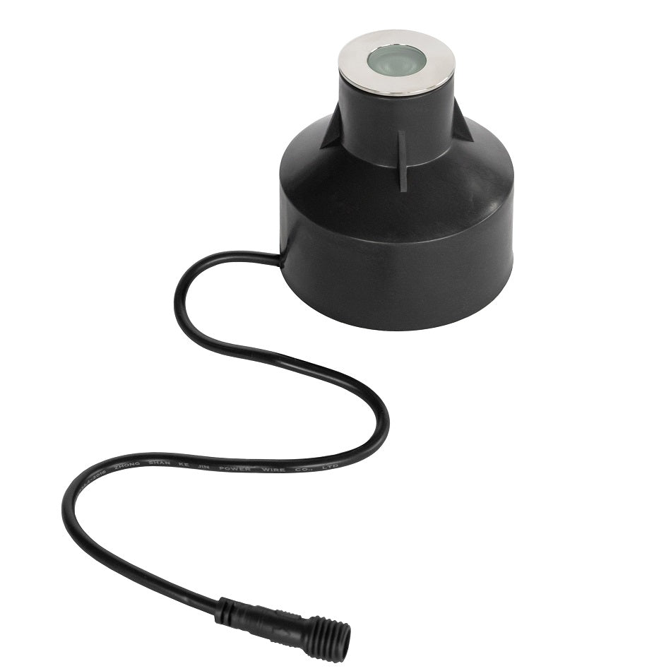 Grondspot houder groot, met kabel 
